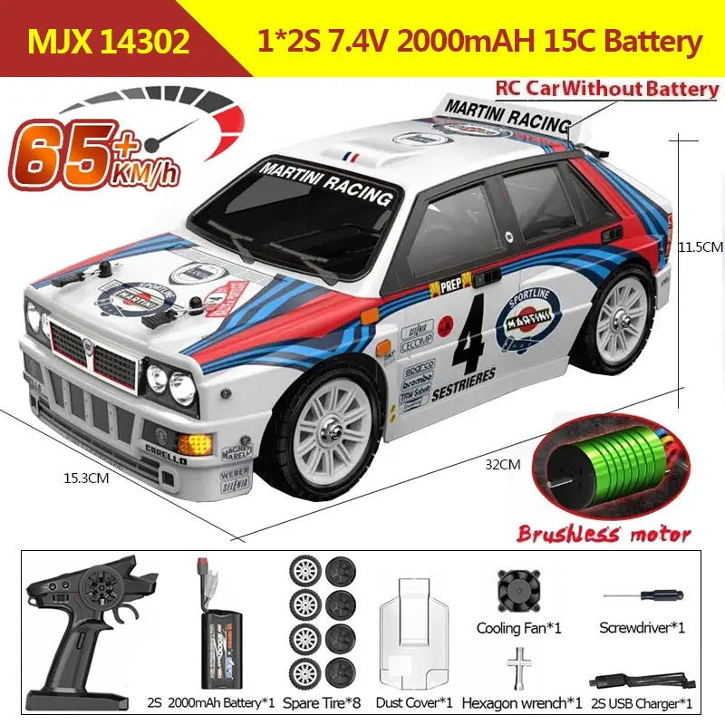 Hyper Go MJX 1:14 4WD Brushless RC Rally/Drift cars(65KM/H Off-Road Beast)
