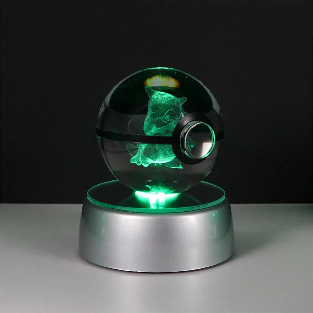 Pokémon 3D Crystal Ball – LED Light Base Display