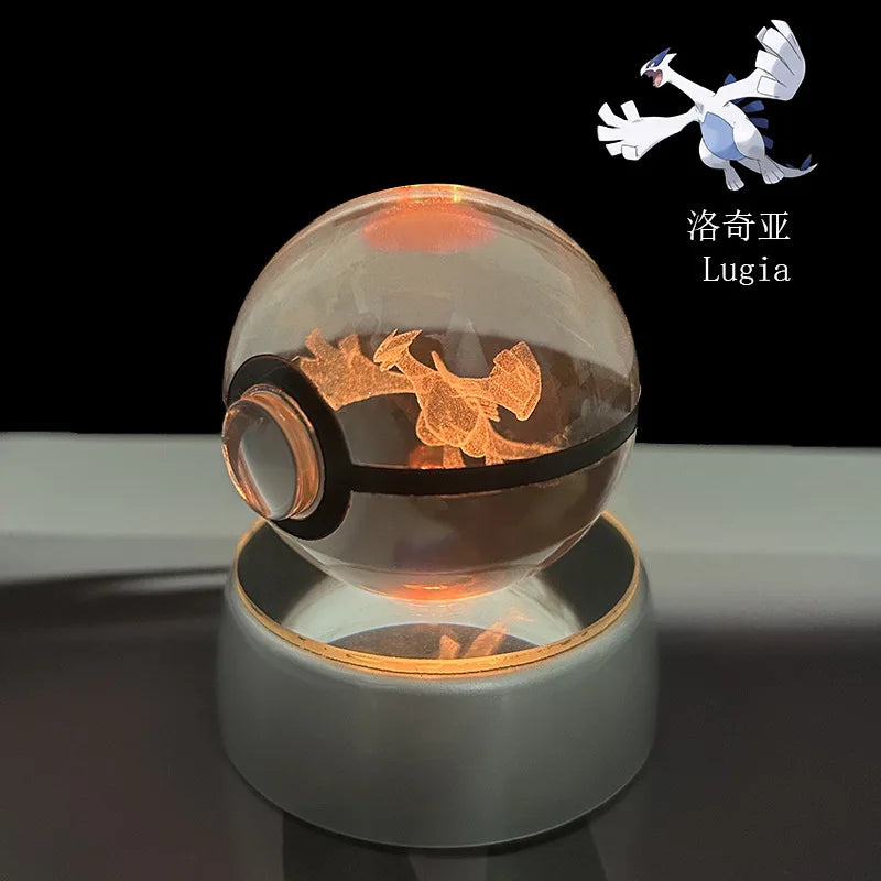 Pokémon 3D Crystal Ball – LED Light Base Display