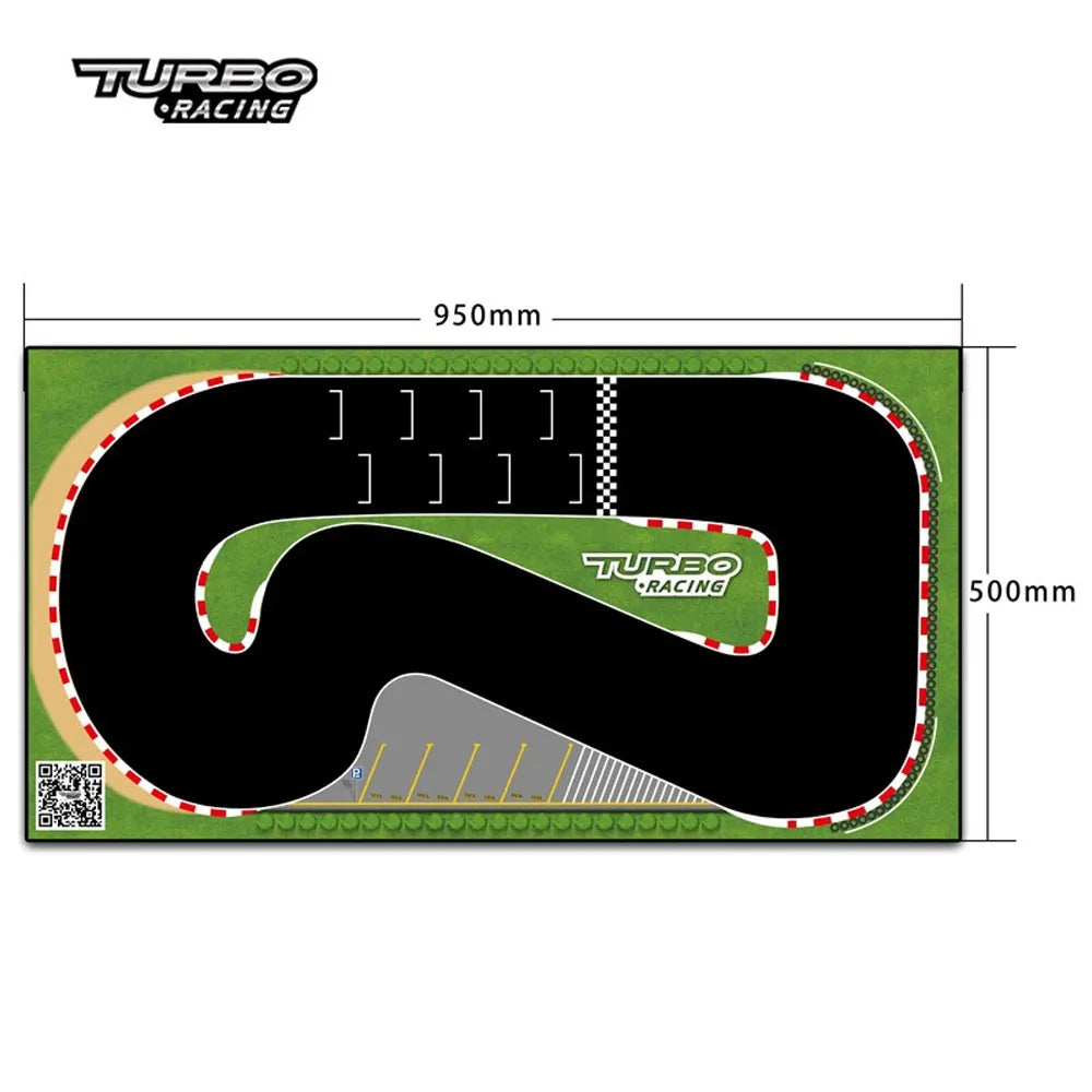 Turbo Racing Track Scene Mat – For 1:76 Mini RC Cars