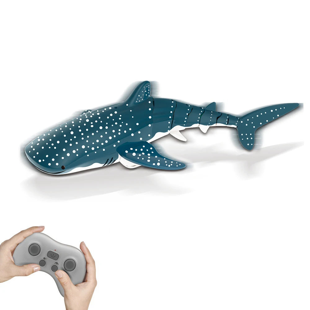 Smart RC Shark & Whale Spray Toy – Electric Water Robot Boat for Kids (With Lights & Remote Control)