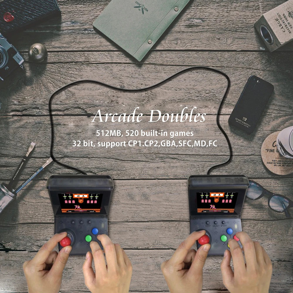 Arcade Mini Retro Console – 32-Bit Handheld with 500 Classic Games