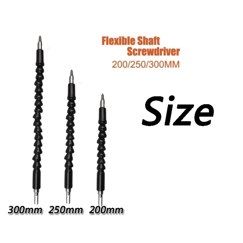 Flexible Drill Bit Extension Shaft – 200mm / 250mm / 300mm