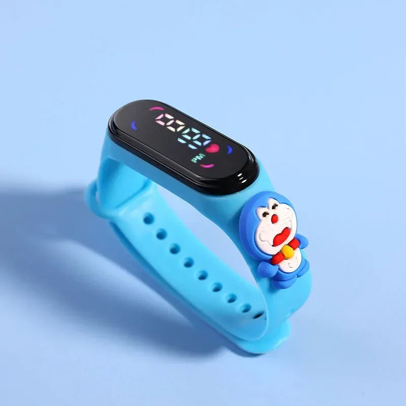 Kids LED Touch Watch – Pokémon, Avengers, Disney & More | Waterproof Cartoon Timepiece