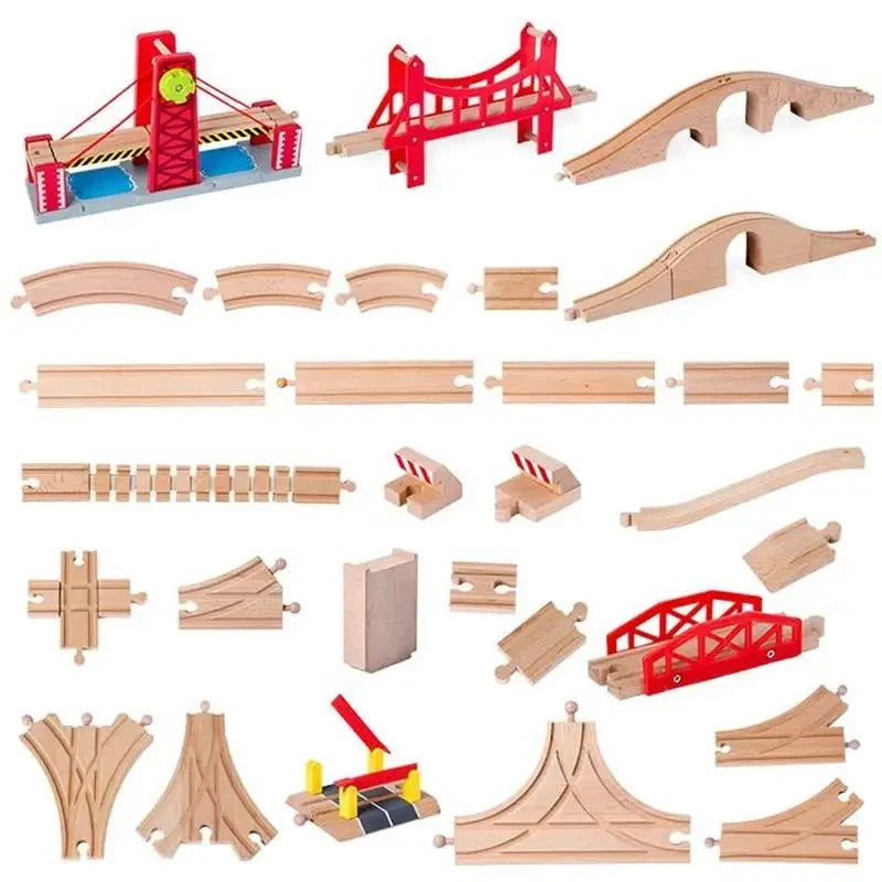DIY Wooden Railway Track Accessory