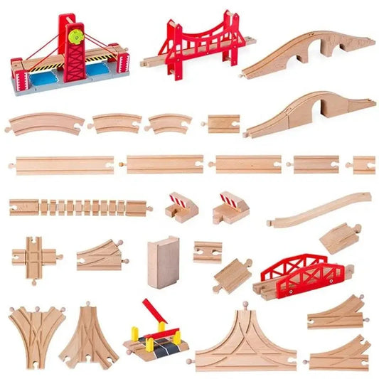 DIY Wooden Railway Track Accessory