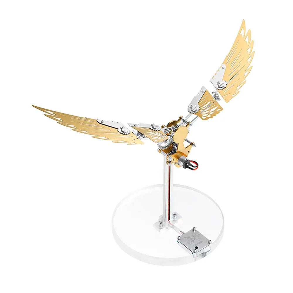 3D Metal Phoenix Flame Shadow – DIY Mechanical Puzzle Model Kit (358 Pieces, Stainless Steel)