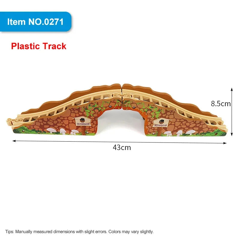 DIY Wooden Railway Track Accessory