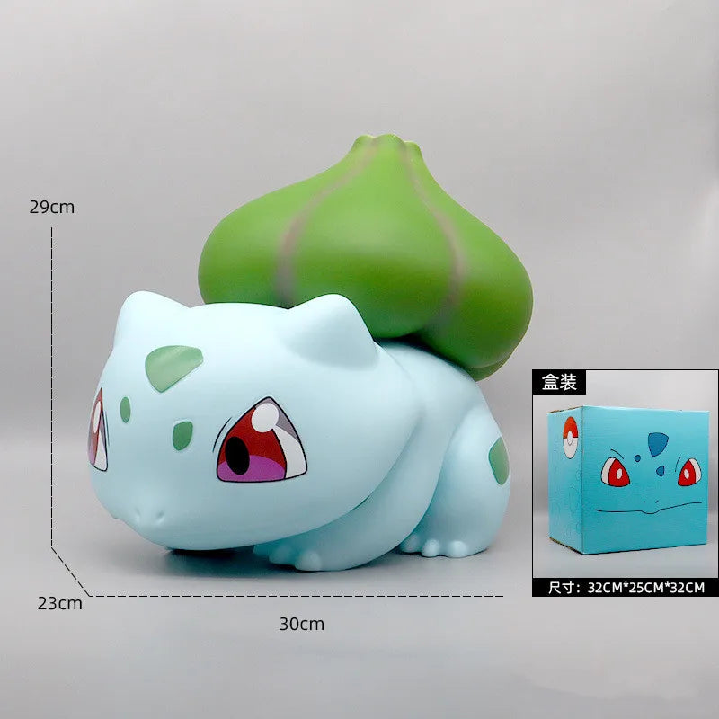 1:1 Scale Bulbasaur PVC Figure Statue – 29CM / 36CM Pokémon Collectible Model