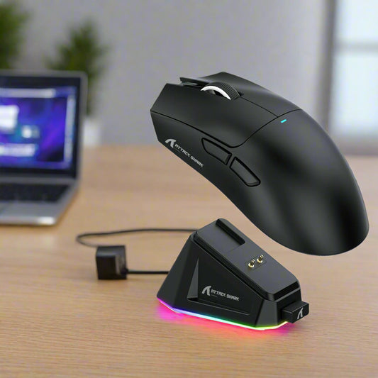 Attack Shark X11 Tri-Mode Gaming Mouse – RGB + Magnetic Charging Dock