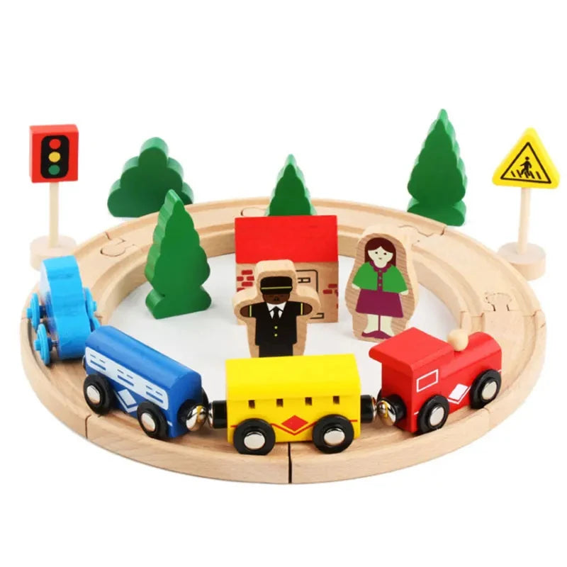 DIY Wooden Railway Track Accessory