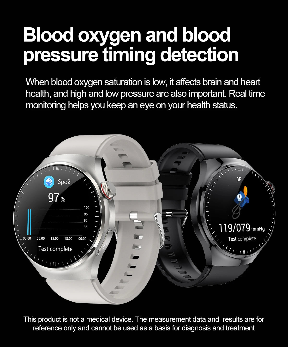 VitaPulse TK26 – 5-Organ Health Smartwatch with Uric Acid & Blood Lipid Tracker