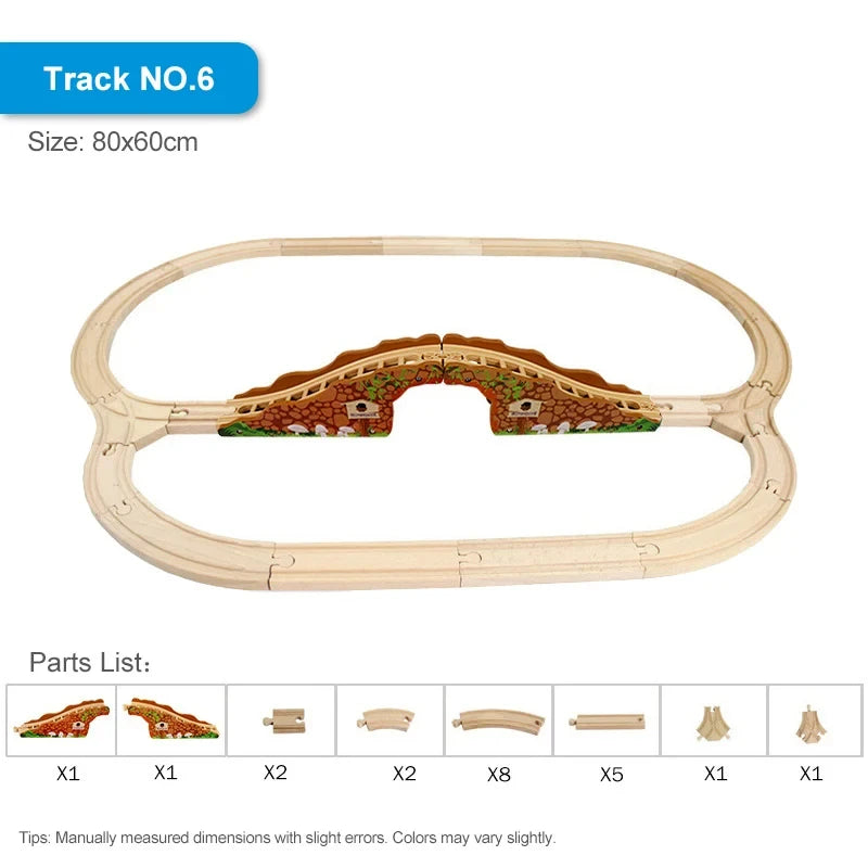 DIY Wooden Railway Tracks