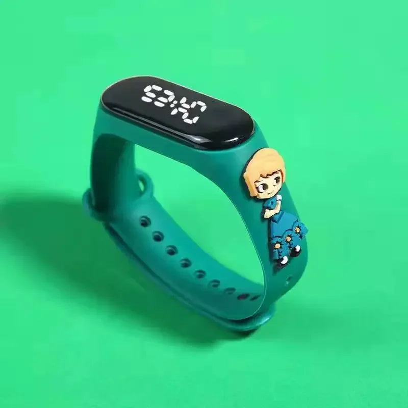 Kids LED Touch Watch – Pokémon, Avengers, Disney & More | Waterproof Cartoon Timepiece