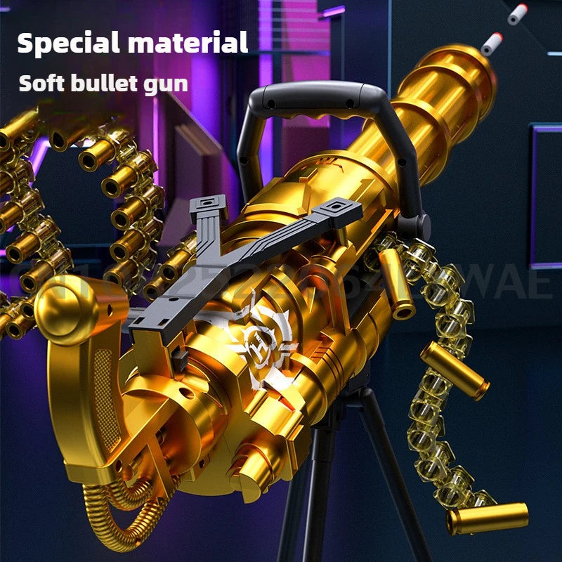 Titan Strike Gatling Gun DIY Soft Bullet Blaster Toy