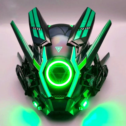 Cyberpunk LED Mask – (Punk Knight Edition)