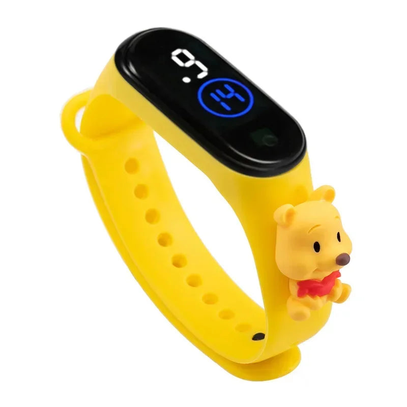 Kids LED Touch Watch – Pokémon, Avengers, Disney & More | Waterproof Cartoon Timepiece
