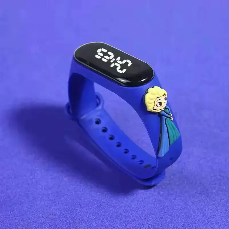 Kids LED Touch Watch – Pokémon, Avengers, Disney & More | Waterproof Cartoon Timepiece
