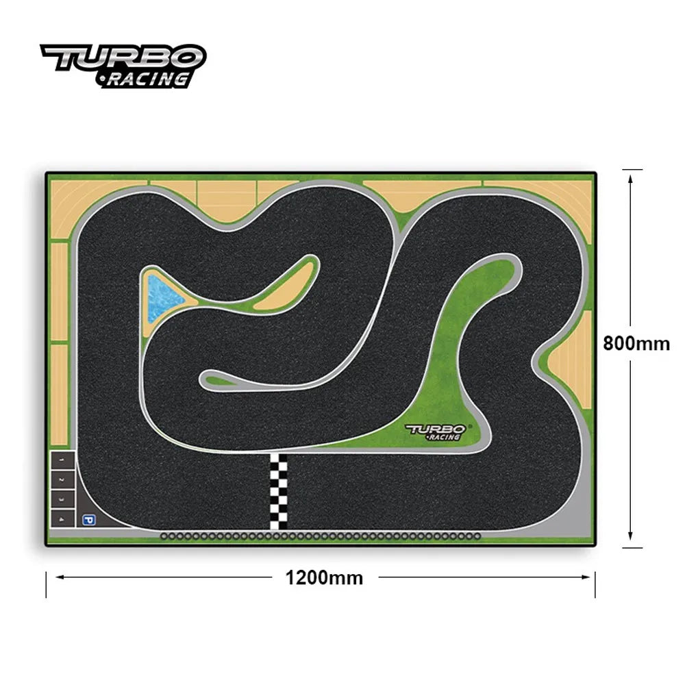 Turbo Racing Track Scene Mat – For 1:76 Mini RC Cars