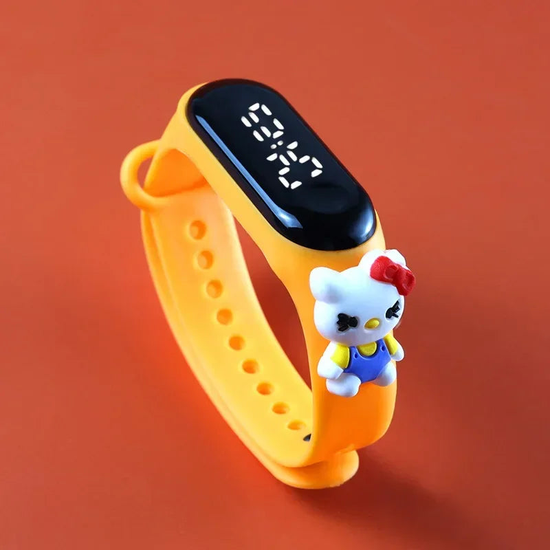 Kids LED Touch Watch – Pokémon, Avengers, Disney & More | Waterproof Cartoon Timepiece