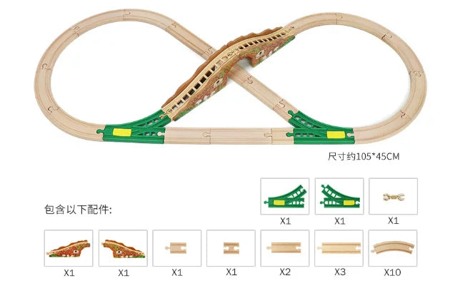 DIY Wooden Railway Tracks