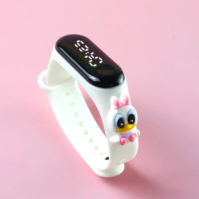 Kids LED Touch Watch – Pokémon, Avengers, Disney & More | Waterproof Cartoon Timepiece