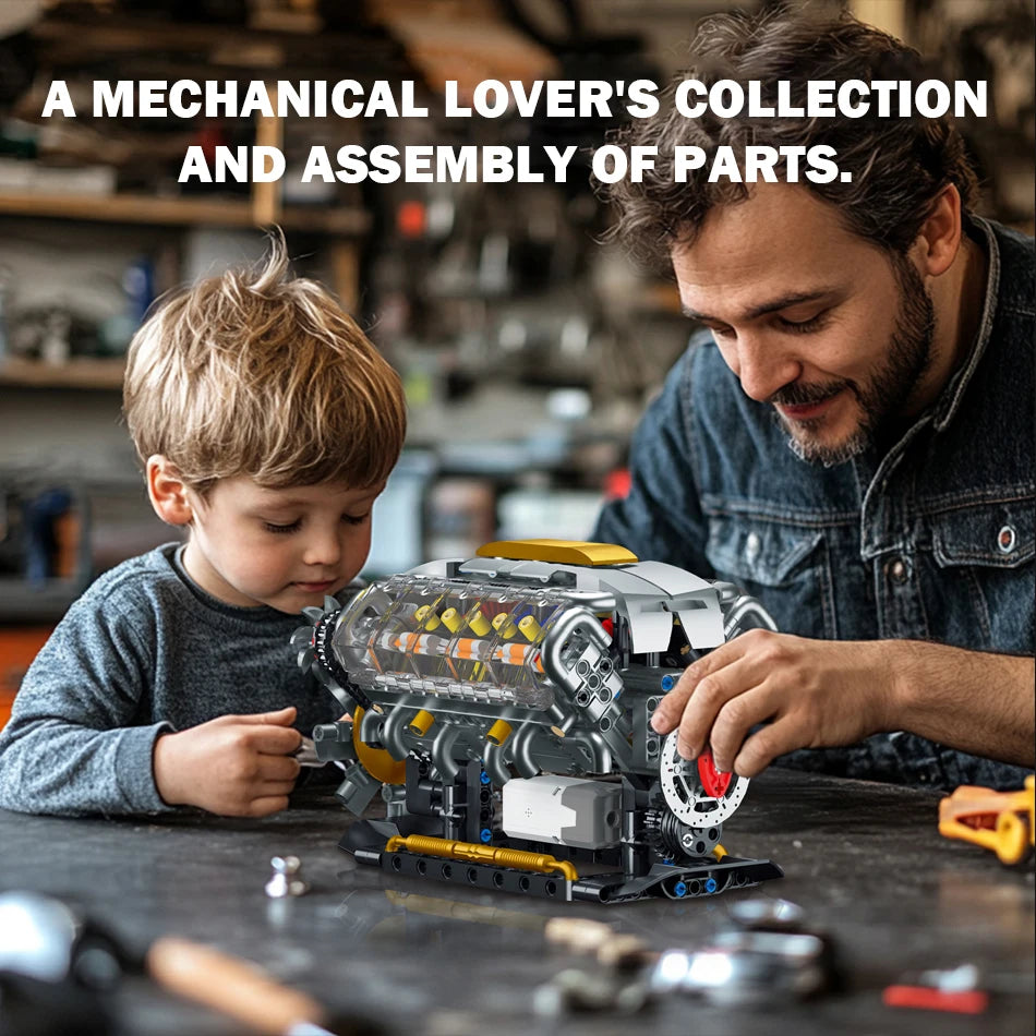 MOTORCORE V8: MOTORIZED ENGINE BLOCK SET