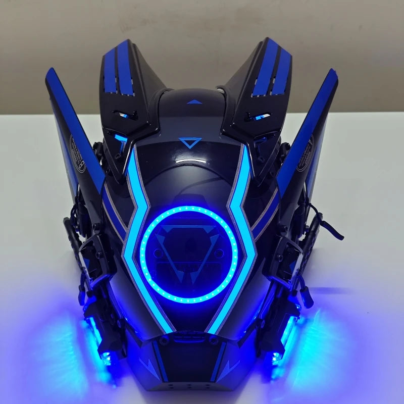 Cyberpunk LED Mask – (Punk Knight Edition)
