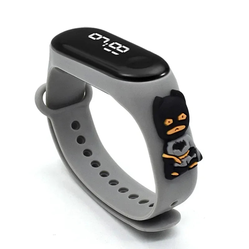 Kids LED Touch Watch – Pokémon, Avengers, Disney & More | Waterproof Cartoon Timepiece