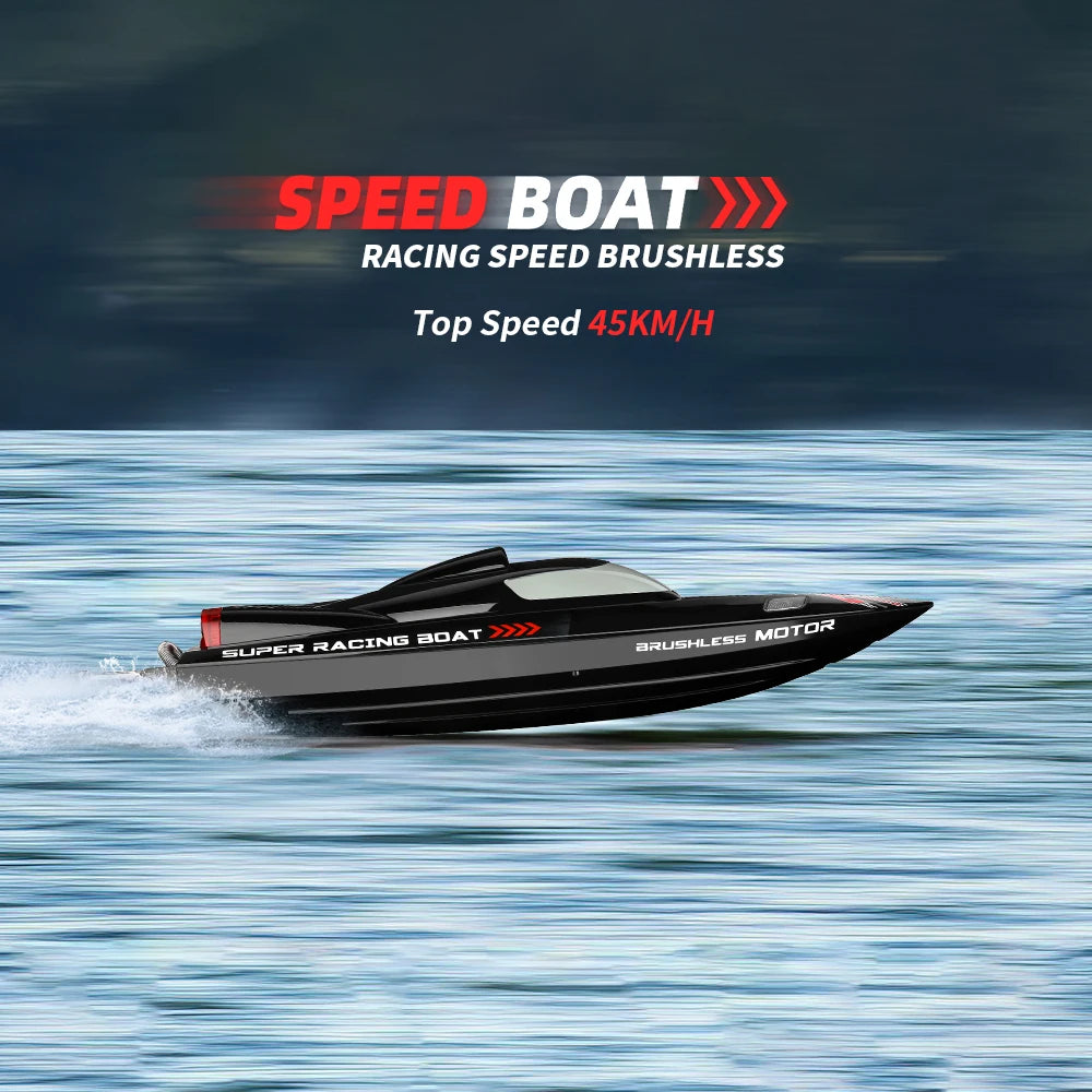 High-Speed Brushless RC Speedboat – 55KM/H