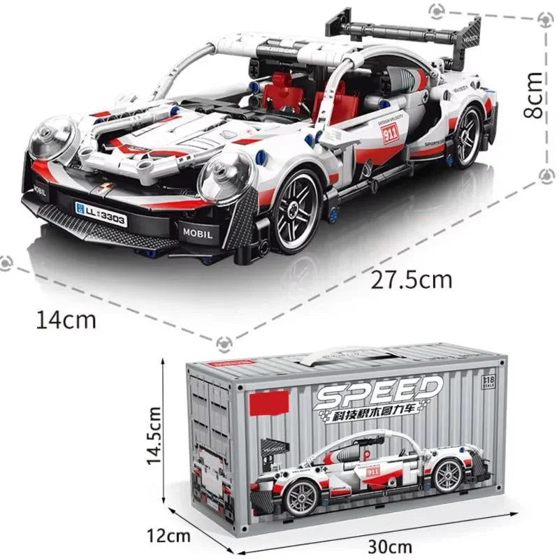 City Racer Series – High-Speed Building Block Car Kits