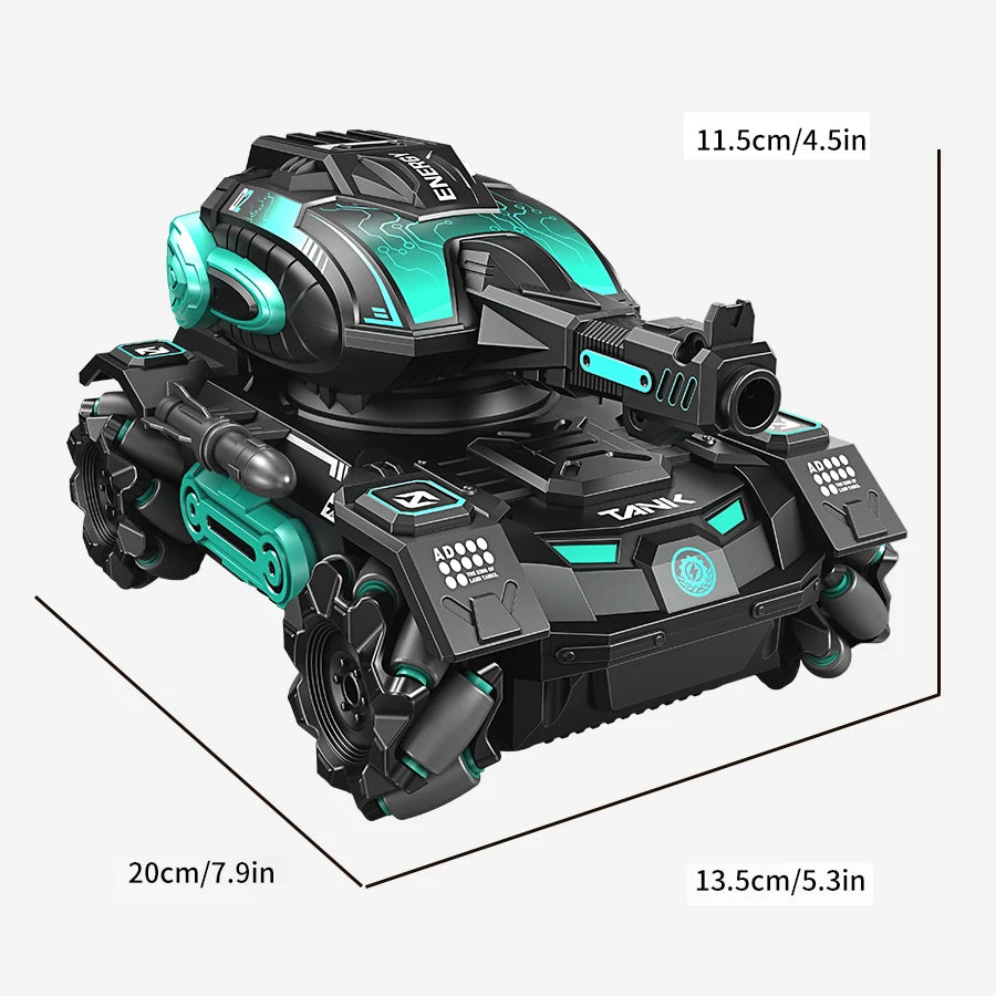 RC Spray Stunt Car tank – 2.4G 9-Channel Armored Tank with Water Launch