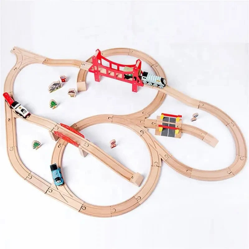 DIY Wooden Railway Track Accessory