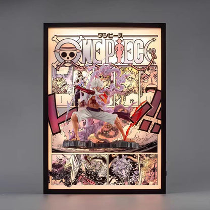 One Piece - 3D Framed Night Light (Luffy, Ace & Sanji)