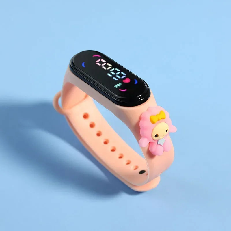 Kids LED Touch Watch – Pokémon, Avengers, Disney & More | Waterproof Cartoon Timepiece