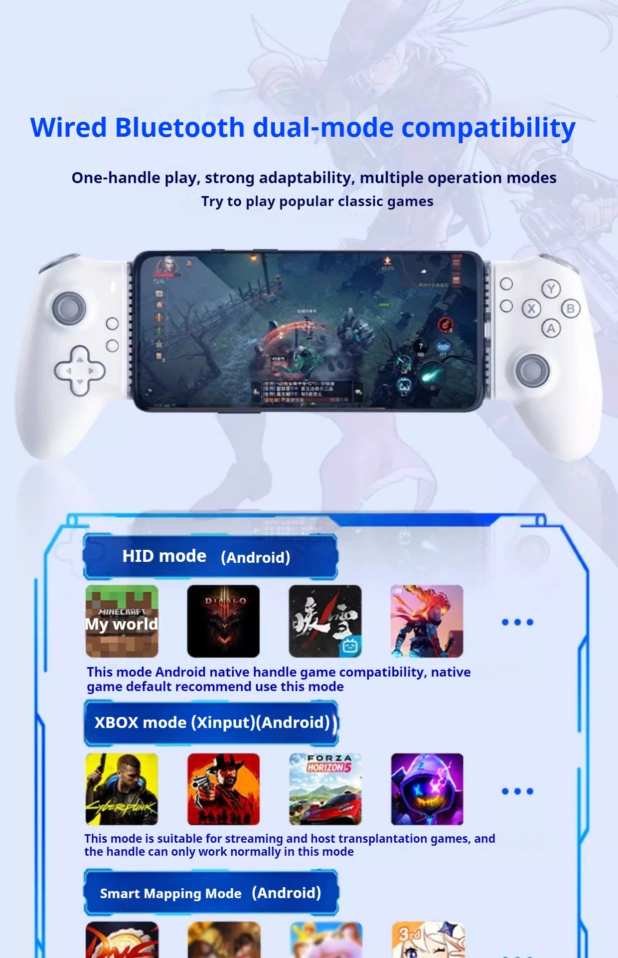 Memo S3 Gamepad – Type-C Mobile Phone Controller with Hall Effect Joystick
Pro-Level Precision for Android, PS Cloud & Mobile Gaming