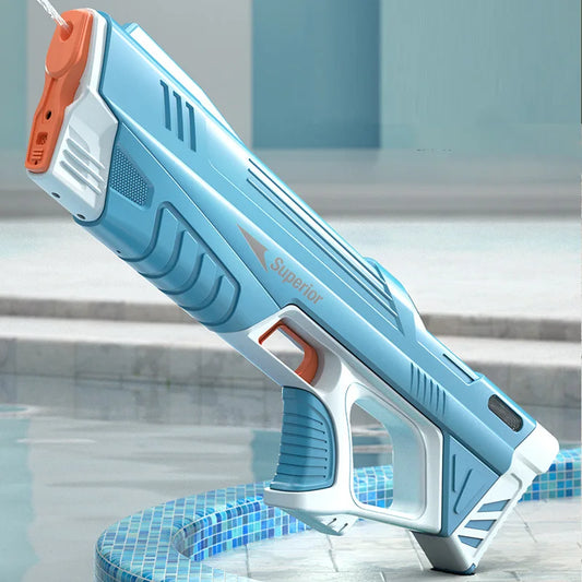 Full-Auto Electric Water Gun – Rechargeable High-Power Soaker for Kids | 8–10m Range, 200 Shots