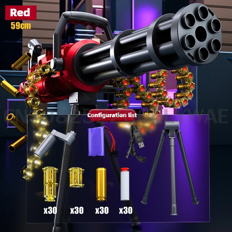 Titan Strike Gatling Gun DIY Soft Bullet Blaster Toy