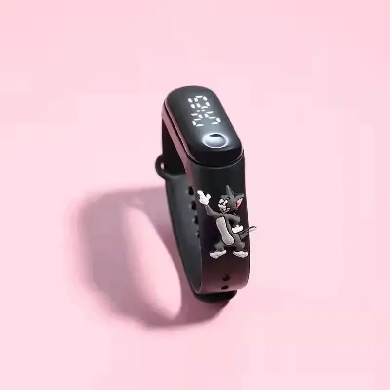Kids LED Touch Watch – Pokémon, Avengers, Disney & More | Waterproof Cartoon Timepiece