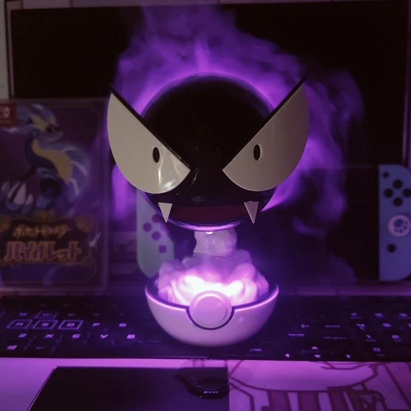 Gastly Spray Humidifier Figure – Charging Water Replenishing Animation Decor Toy
