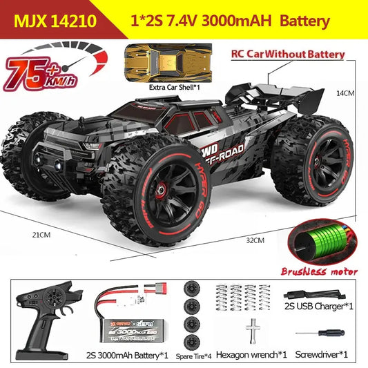 GSF 1:14 Scale Brushless RC Buggy – 75KM/H High-Speed Off-Road Racer