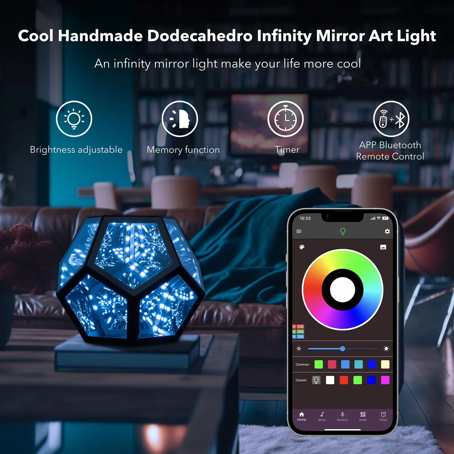 LED Infinity Mirror Light