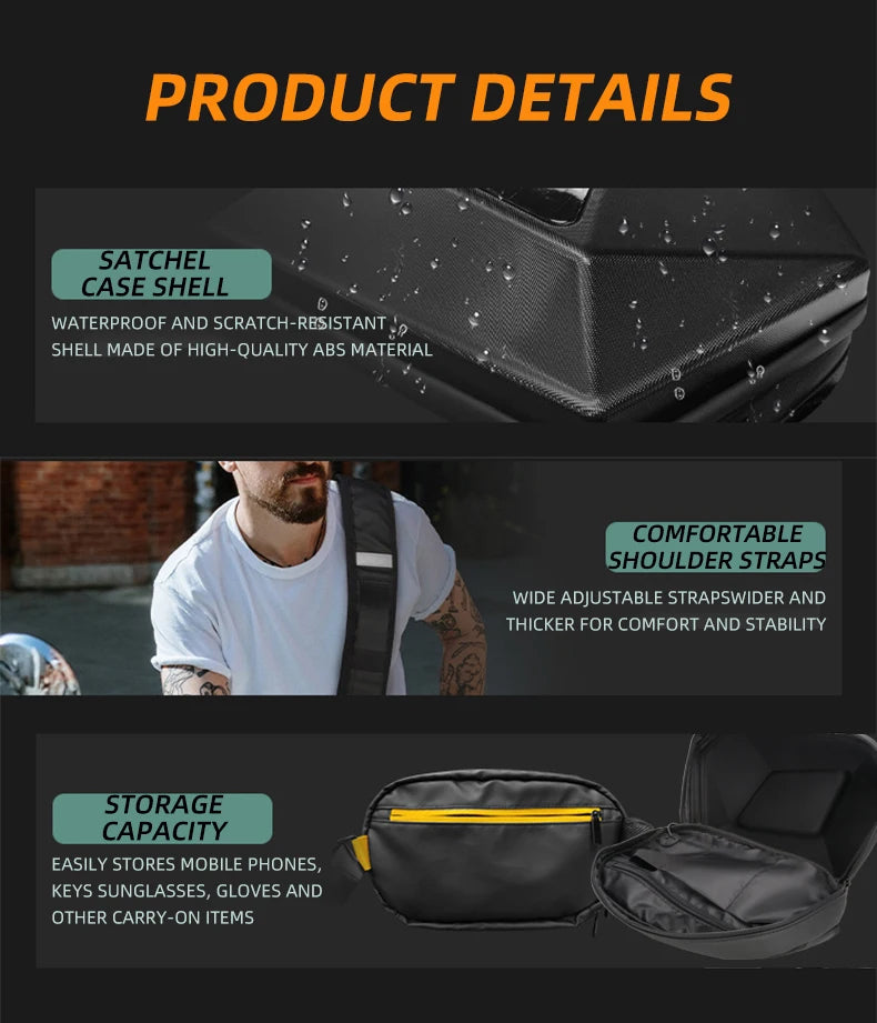 ShadowCore LED Knight Backpack – APP-Controlled Luminous Eye Display, Hard Shell, Waterproof.