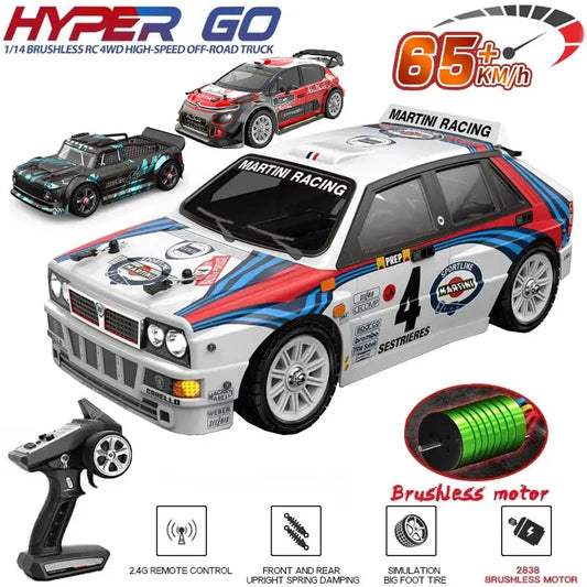 Hyper Go MJX 1:14 4WD Brushless RC Rally/Drift cars(65KM/H Off-Road Beast)