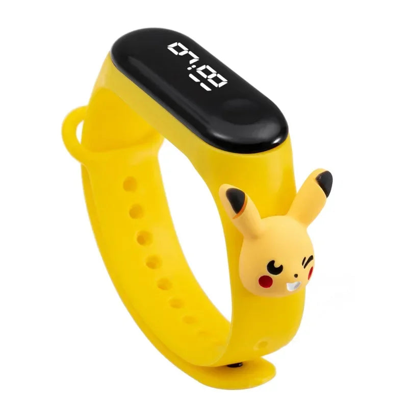 Kids LED Touch Watch – Pokémon, Avengers, Disney & More | Waterproof Cartoon Timepiece
