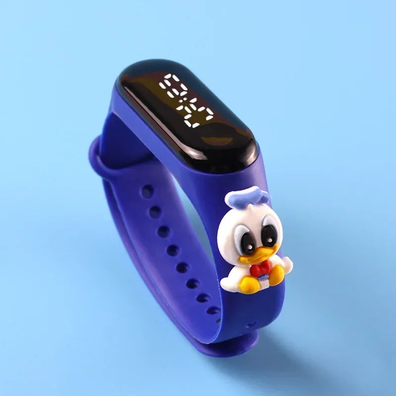 Kids LED Touch Watch – Pokémon, Avengers, Disney & More | Waterproof Cartoon Timepiece