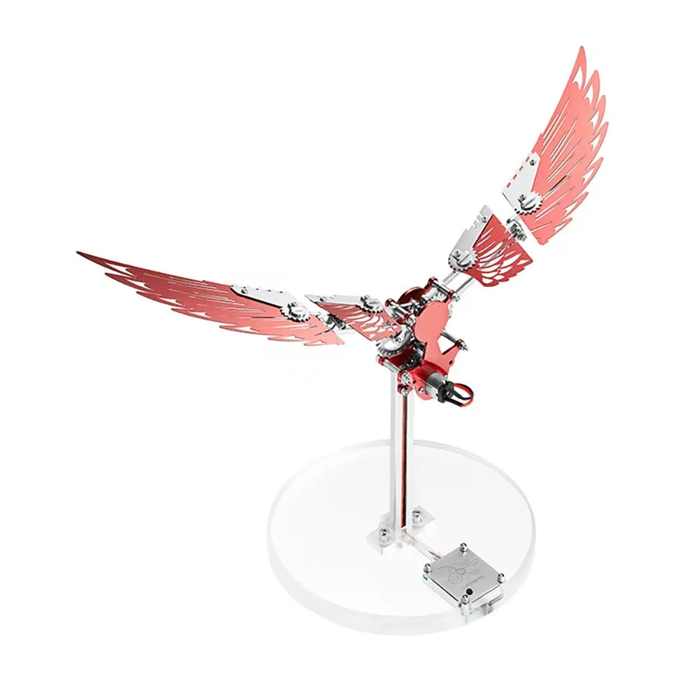 3D Metal Phoenix Flame Shadow – DIY Mechanical Puzzle Model Kit (358 Pieces, Stainless Steel)