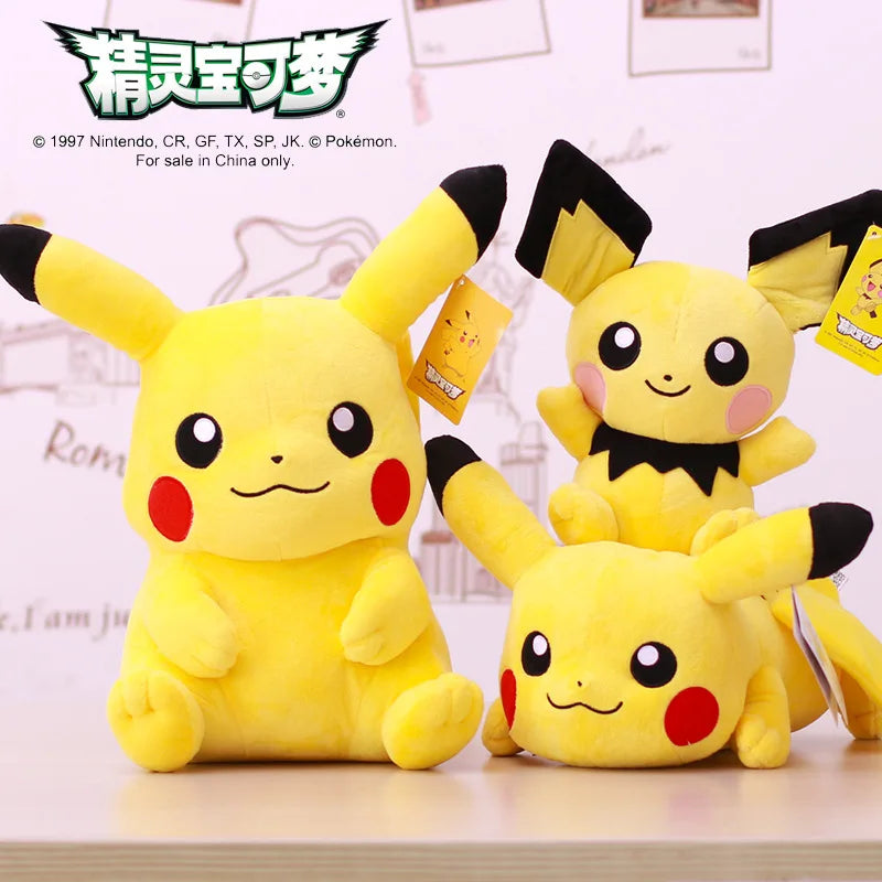 Pokémon Plush Toys – 15–30CM Soft Collectibles