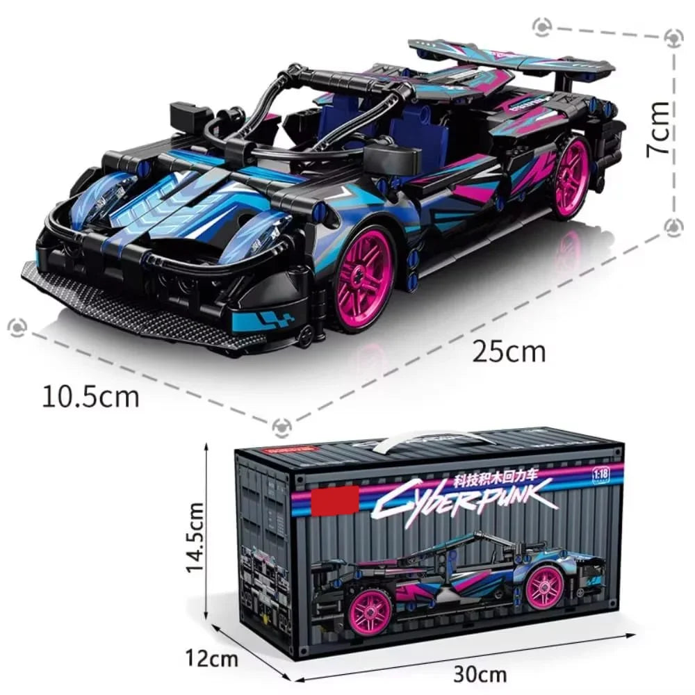 City Racer Series – High-Speed Building Block Car Kits