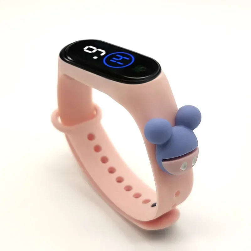 Kids LED Touch Watch – Pokémon, Avengers, Disney & More | Waterproof Cartoon Timepiece